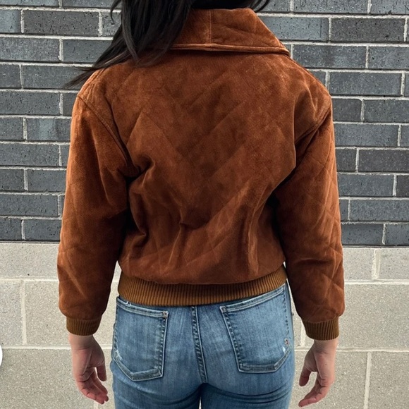 Gorgeously soft vintage Laurence Roy Bomber Jacket - Women’s S | Unisex XS - Picture 9 of 11